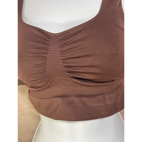 Yitty Nearly Naked Shaping Midi‎ Bra Brown XL XXL Seamless Comfort Support - Picture 3 of 12
